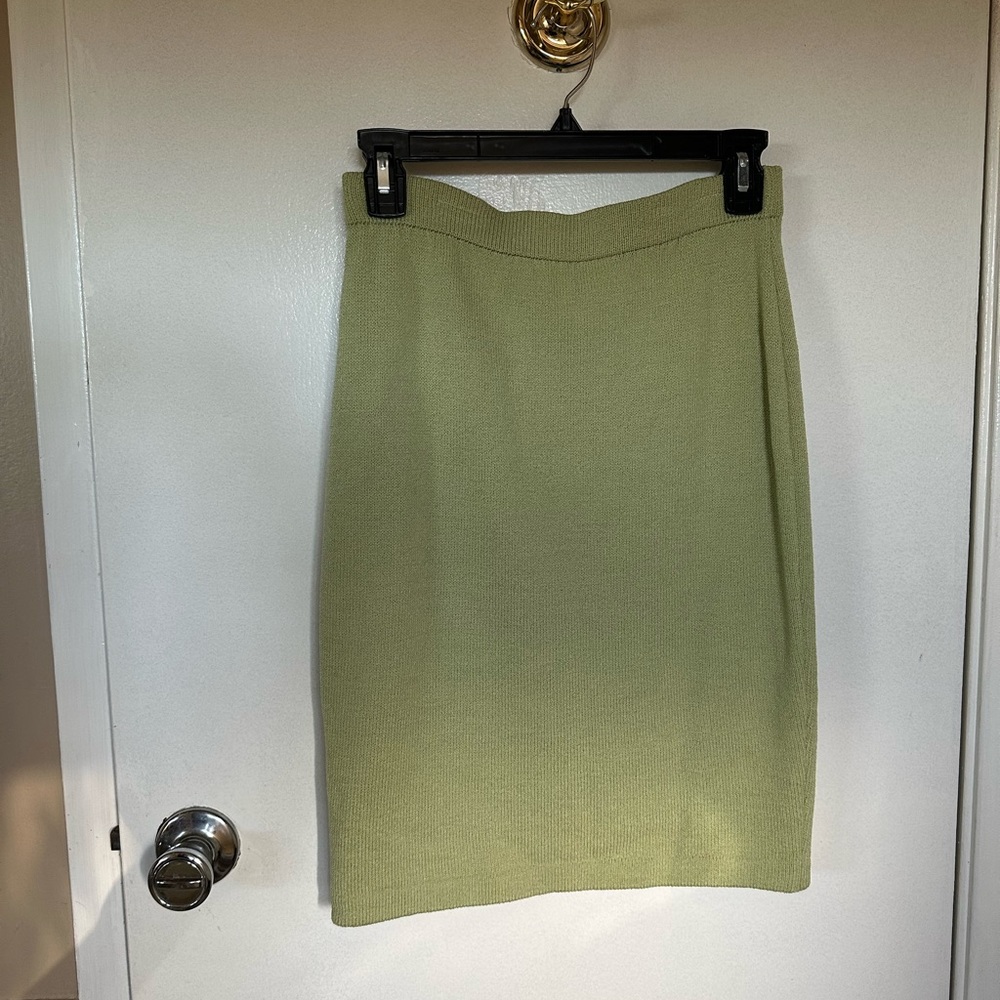 St. John midi knit skirt